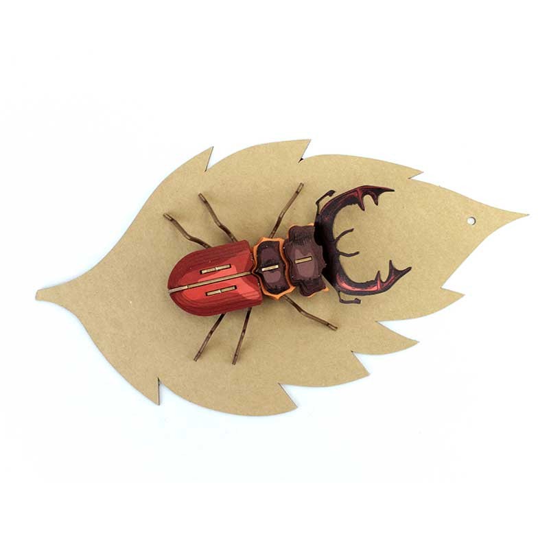 Vliegend hert - Eveli 3D Origami DIY Papercraft
