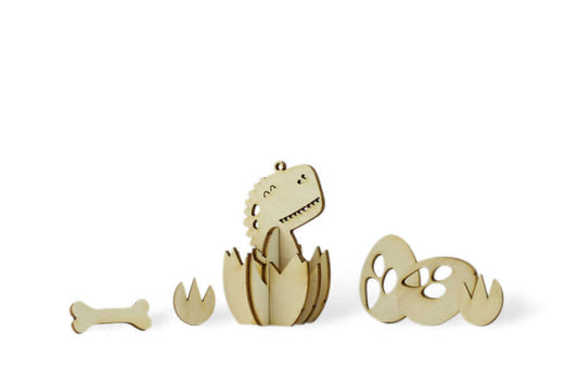 Dino uit een ei - Eveli Default Title 3D Origami DIY Papercraft do-it-yourself