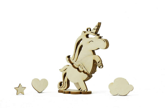 Baby unicorn - Eveli Default Title 3D Origami DIY Papercraft do-it-yourself