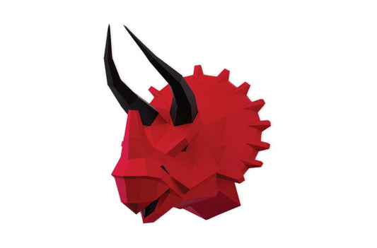 Triceratops - Eveli Moeilijk (Papier) Default Title 3D Origami DIY Papercraft do-it-yourself
