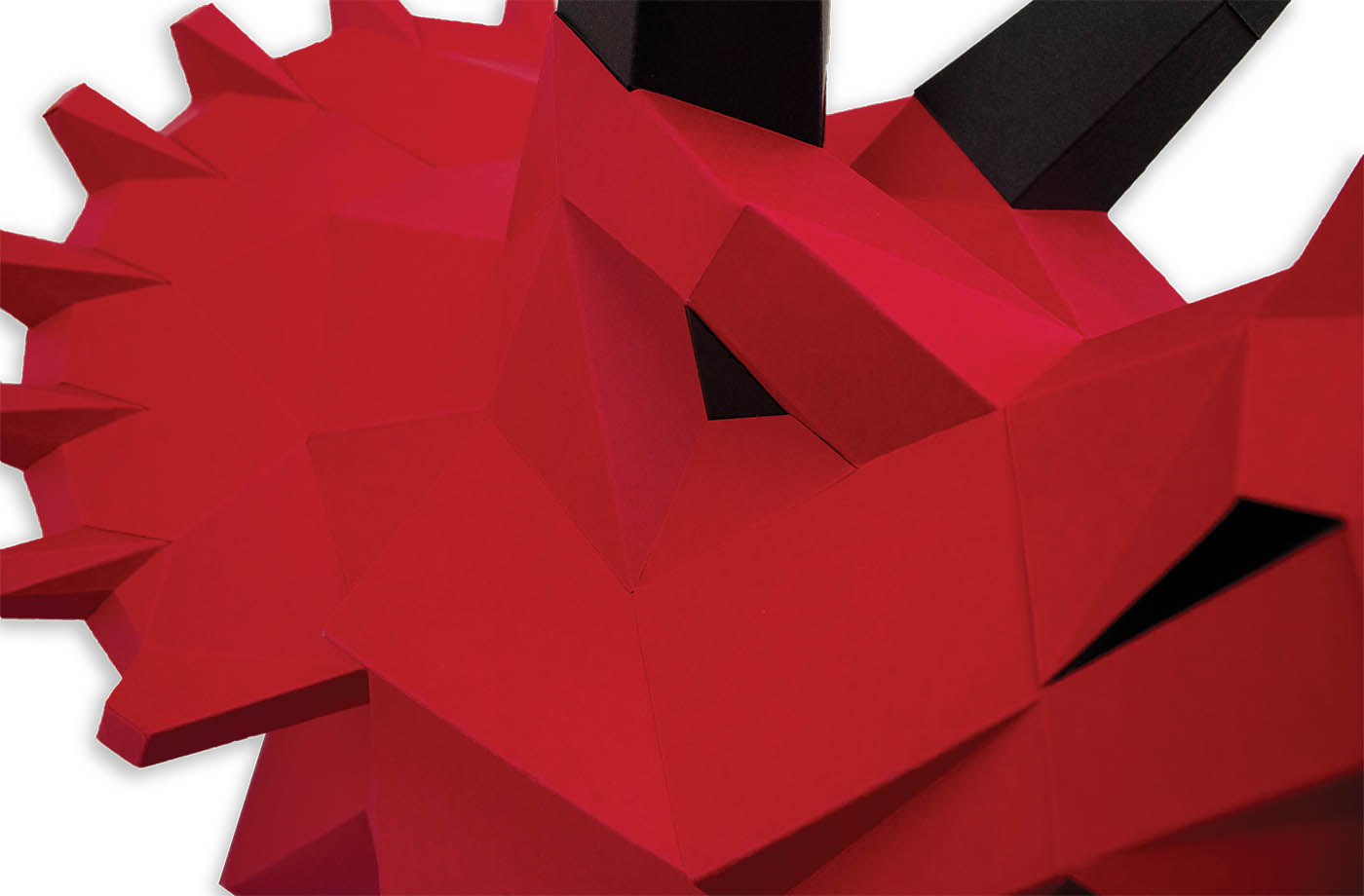 Triceratops - Eveli Moeilijk (Papier) 3D Origami DIY Papercraft