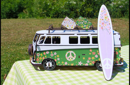 Volkswagen T1 bus red or turquoise