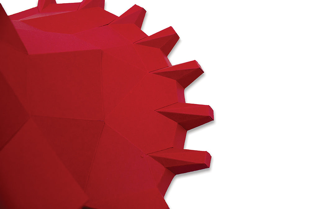 Triceratops - Eveli Moeilijk (Papier) 3D Origami DIY Papercraft